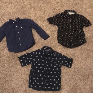 Three boy button up bundle